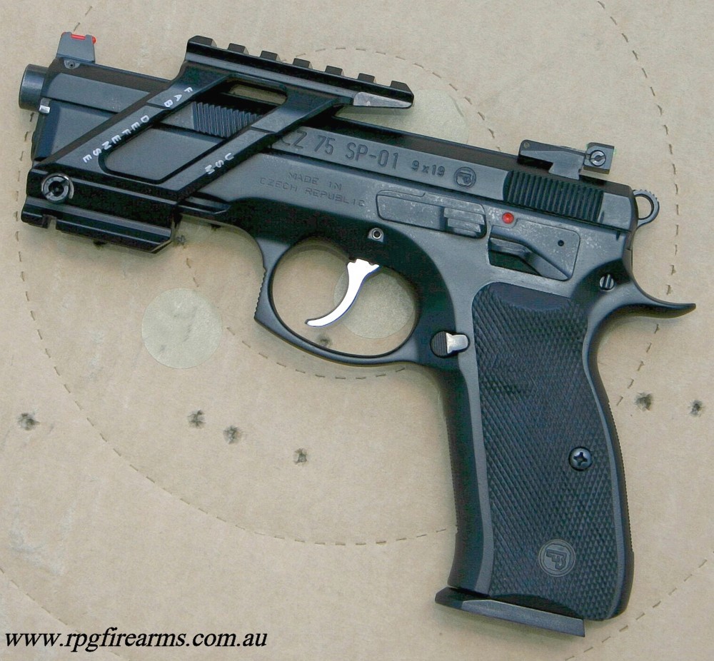 How to mount optic on CZ75 Shadow Line for shits and giggles